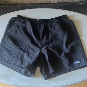 Patagonia black swim shorts